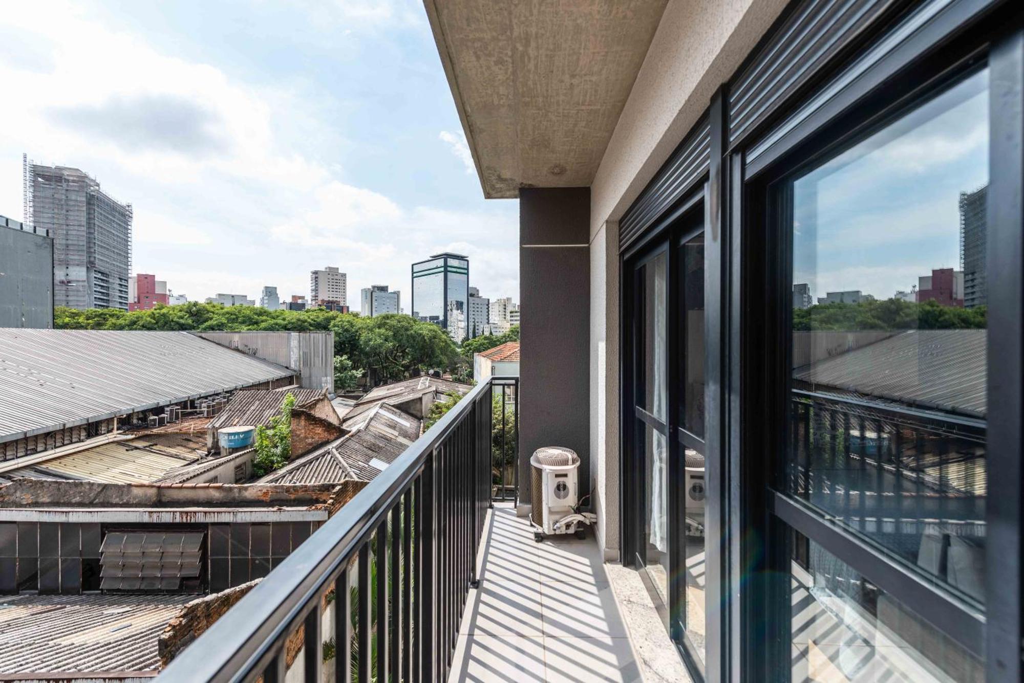 47 New Studio Next Paulista Av, Fast Wifi And Balcony Σάο Πάολο Εξωτερικό φωτογραφία